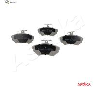 ASHIKA 50-00-0084 Brake pad set