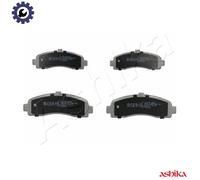 Brake pads Front Axle 50-00-012 ASHIKA for NISSAN MICRA II