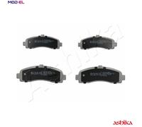 Brake pads Front Axle 50-00-012 ASHIKA for NISSAN MICRA II