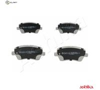 Ashika Brake Pad Set 50-00-013 Front Disc Brake for Renault Clio III Lutecia 1.5L