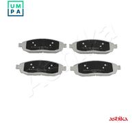 Brake pads Front Axle 50-00-018 ASHIKA for JEEP BMW