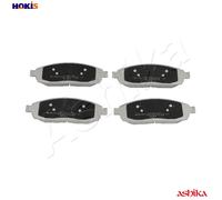 Brake pads Front Axle 50-00-018 ASHIKA for JEEP BMW