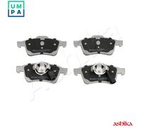 Brake pads Front Axle 50-00-0221 ASHIKA for FIAT OPEL