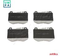 ASHIKA 50-00-0516 Brake pad set