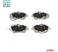 ASHIKA 50-00-0619 Brake pad set