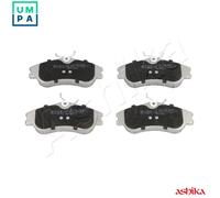 Brake pads Front Axle 50-00-0643 ASHIKA for PEUGEOT CITROËN