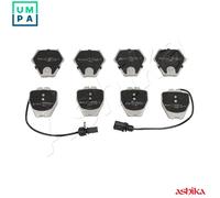 ASHIKA 50-00-0912 Brake pad set