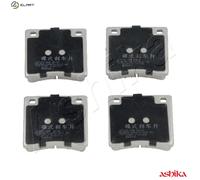 FRONT AXLE FITS HONDA CIVIC HATCHBACK BRAKE PAD SET, DISC BRAKE 5001100 ASHIKA