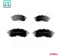 ASHIKA 50-01-165 Brake pad set