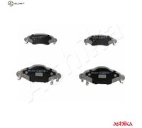 FITS TOYOTA YARIS/VITZ 1.0 BRAKE PAD SET, DISC BRAKE 50-02-204 ASHIKA