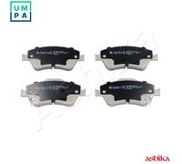 Brake pads Front Axle 50-02-250 ASHIKA for TOYOTA AURIS COROLLA Saloon