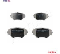 Brake pads Front Axle 50-02-280 ASHIKA for TOYOTA RAV 4 Mk II