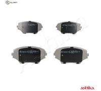 Brake pads Front Axle 50-02-280 ASHIKA for TOYOTA RAV 4 Mk II