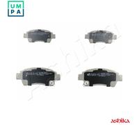 Brake pads Front Axle 50-02-281 ASHIKA for TOYOTA YARIS/VITZ