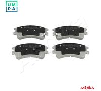 Brake pads Front Axle 50-03-307 ASHIKA for MAZDA 6 Hatchback 6 Saloon