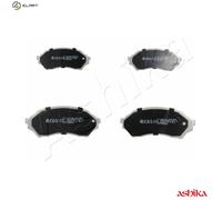 Ashika Disc Brake Pad Set 50-03-311 Front Axle for Mazda 323 F/S VI, Etude VI, Familia VI