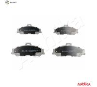 Brake pads Front Axle 50-03-373 ASHIKA for MAZDA FORD