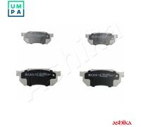 Brake pads Front Axle 50-04-414 ASHIKA for HONDA CIVIC MK IV Hatchback ACCORD II