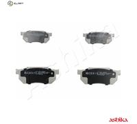 Brake pads Front Axle 50-04-414 ASHIKA for HONDA CIVIC MK IV Hatchback ACCORD II