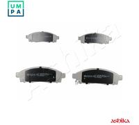 Brake pads Front Axle 50-05-504 ASHIKA for MITSUBISHI FIAT
