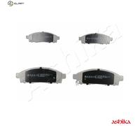 Brake pads Front Axle 50-05-504 ASHIKA for MITSUBISHI FIAT