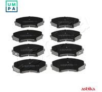 ASHIKA 50-05-511 Brake pad set