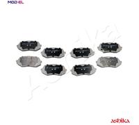 ASHIKA 50-05-512 Brake pad set