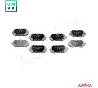 ASHIKA 50-05-512 Brake pad set