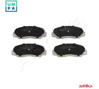Brake pads Front Axle 50-06-601 ASHIKA for DAIHATSU BERTONE