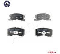 ASHIKA 50-06-615 Brake pad set