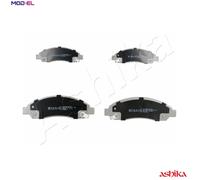 Ashika Brake Pads 5009908 - Fits Great Wall Steed 2.0 TDI & Isuzu D-Max/Rodeo 2.5L