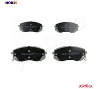 Brake pads Front Axle 50-0K-K20 ASHIKA for KIA HYUNDAI