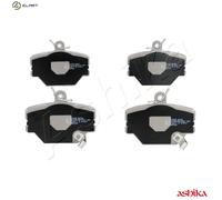 Brake pads Front Axle 50-0M-000 ASHIKA for SMART FORTWO Coupe FORTWO Cabrio