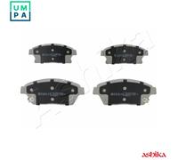 Brake pads Front Axle 50-0W-W13 ASHIKA for OPEL CHEVROLET VAUXHALL CADILLAC