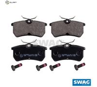 SWAG 50 91 6167 Brake pad set