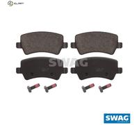 SWAG 50 91 6625 Brake pad set