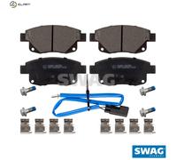 SWAG 50 91 6701 Brake pad set