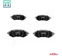 Brake pads Front Axle 50-W0-007 ASHIKA for CHEVROLET DAEWOO