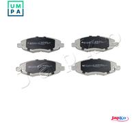 Brake pads Front Axle 50225 JAPKO for TOYOTA HILUX VIGO VII Pickup