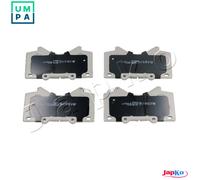 Brake pads Front Axle 50272 JAPKO for TOYOTA HYUNDAI