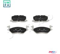 Brake pads Front Axle 50284 JAPKO for TOYOTA STARLET