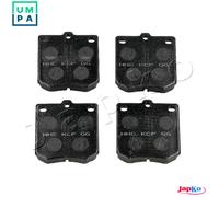 Brake pads Front Axle 50304 JAPKO for TOYOTA MAZDA
