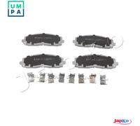 Brake pads Front Axle 50918 JAPKO for FIAT LANCIA VW DODGE CHRYSLER JEEP