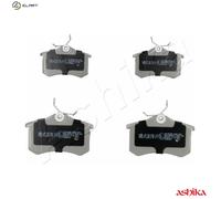 ASHIKA 51-00-00002 Brake pad set