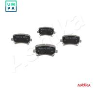 ASHIKA 51-00-00007 Brake pad set