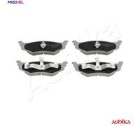 Brake pads Rear Axle 51-00-016 ASHIKA for CHRYSLER DODGE PLYMOUTH LINCOLN