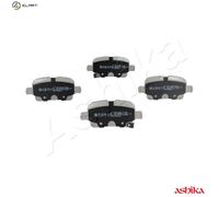 ASHIKA 51-00-0400 Brake pad set