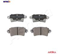 Brake pads Rear Axle 51-01-102 ASHIKA for RENAULT OPEL NISSAN