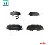 ASHIKA 51-01-106 Brake pad set