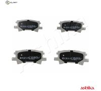 BRAKE PAD SET DISC BRAKE 51-02-211 FOR LEXUS 2GR-FE 3.5L 1MZ-FE 3.0L 6cyl RX